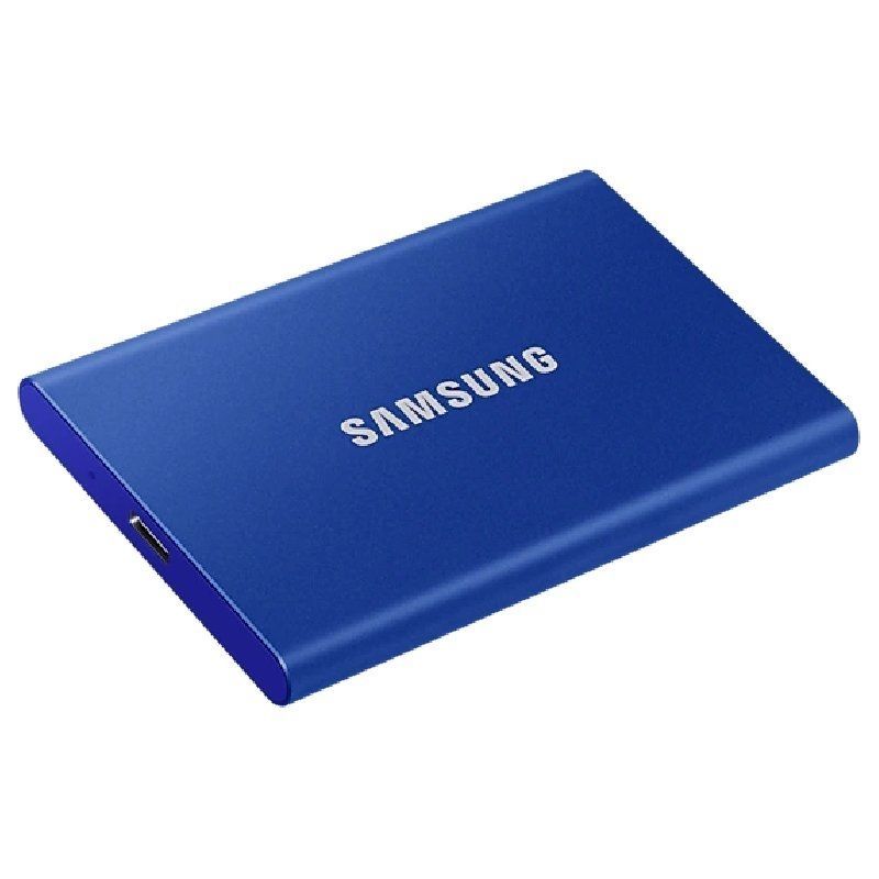 Unidade de Disco Externa Samsung Portable SSD T7 2TB / USB 3.2 / Azul