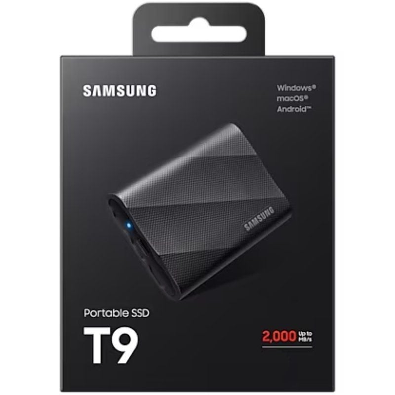Disco Externo SSD Portátil Samsung Samsung Portable T9 1TB / USB 3.2 / Preto