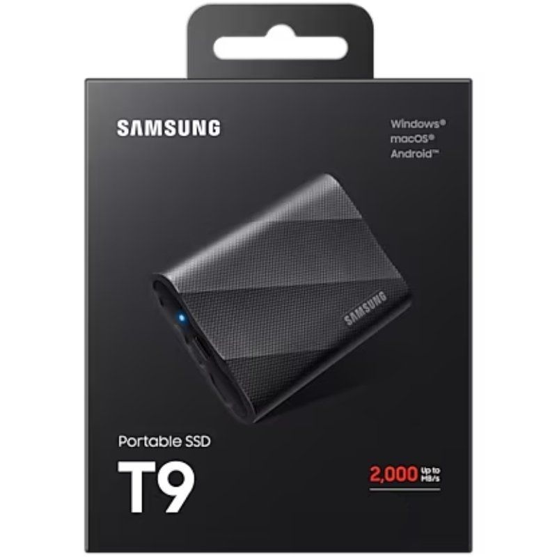 Unidade de Disco Externa SSD Portátil Samsung T9 4TB / USB 3.2 / Preto