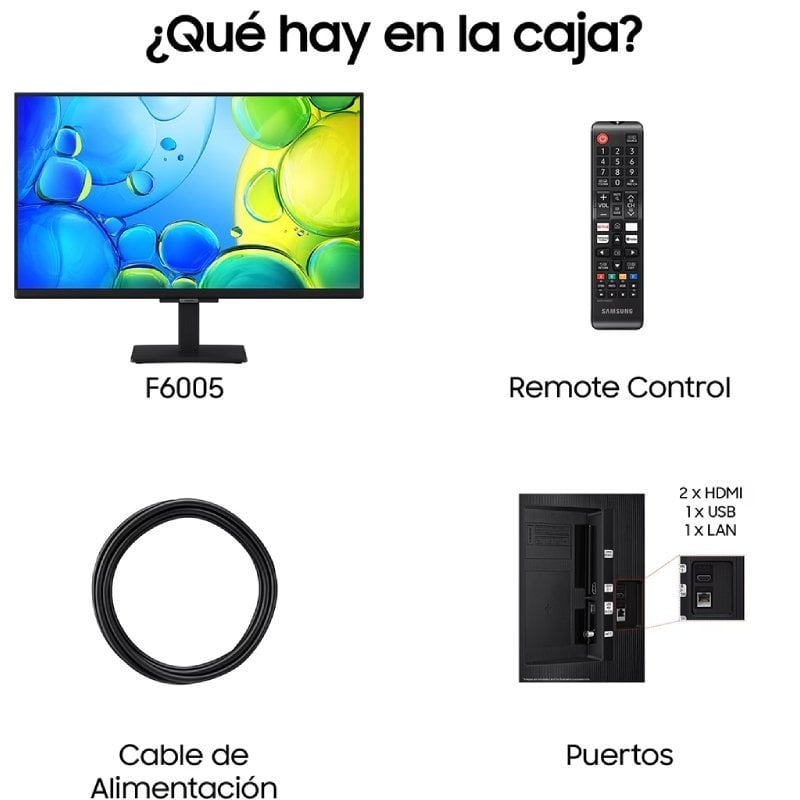 Televisor Samsung F6005 TU24F6005FK 24" / Full HD / Smart TV / Wi-fi