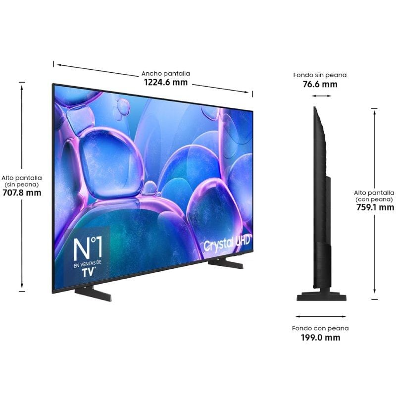 Samsung Crystal UHD U7005F TU55U7005FK 55" / Ultrahd 4K / Smart TV / Wifi