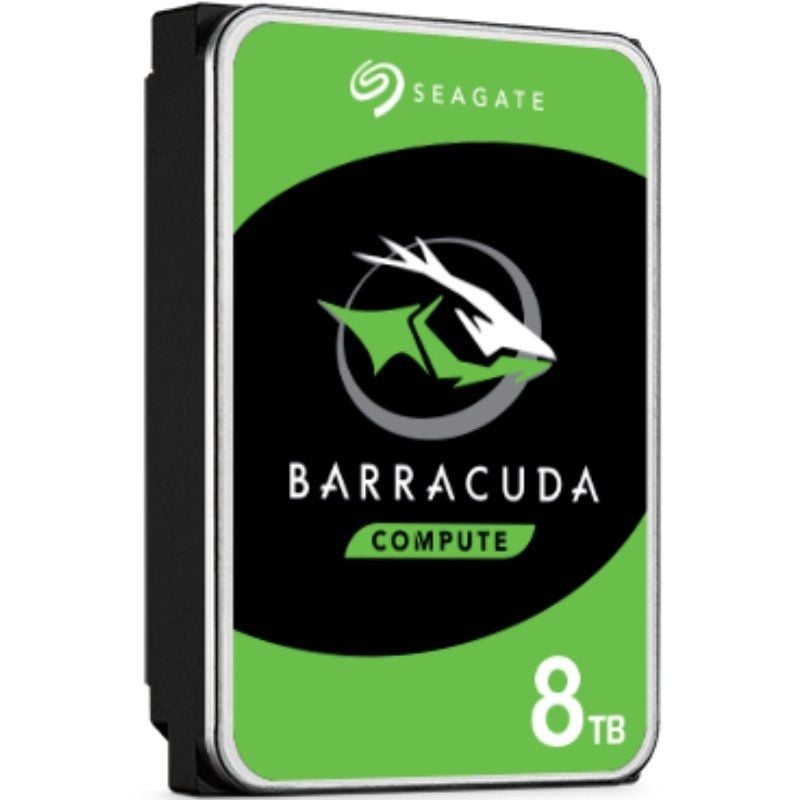 Disco Rígido Seagate Barracuda 8TB / 3,5" / SATA III / 256MB