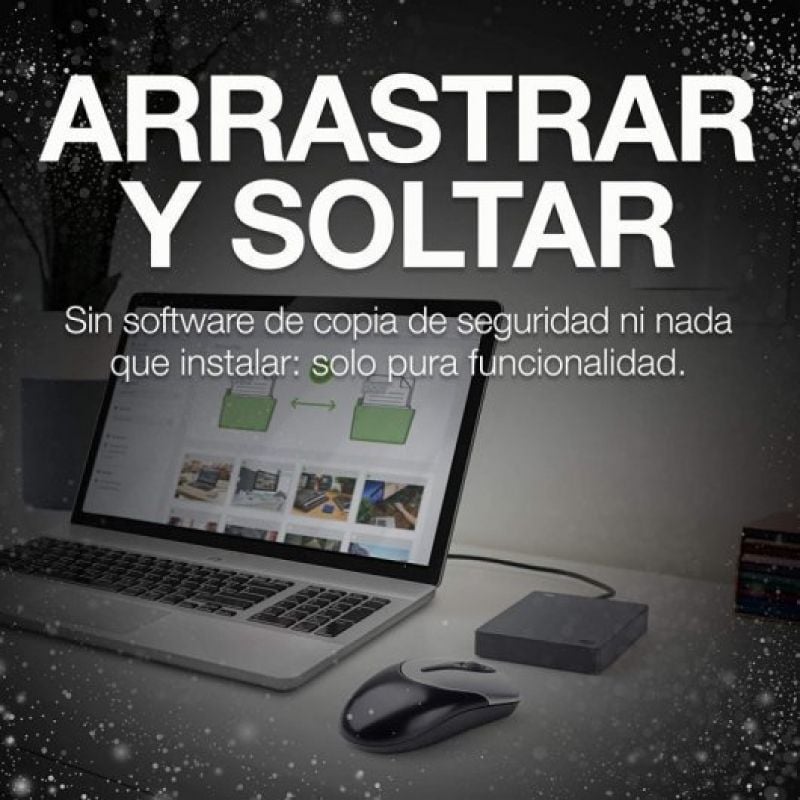 Unidade de Disco Externa Básica da Seagate 1TB / 2,5" / USB 3.0