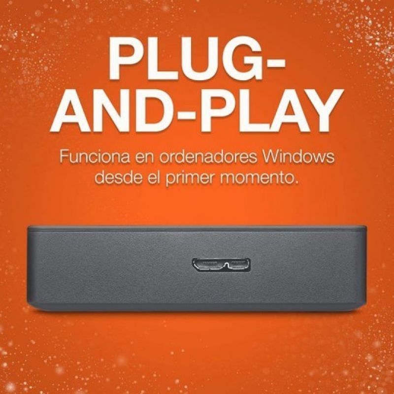 Unidade de Disco Externa Básica da Seagate 1TB / 2,5" / USB 3.0