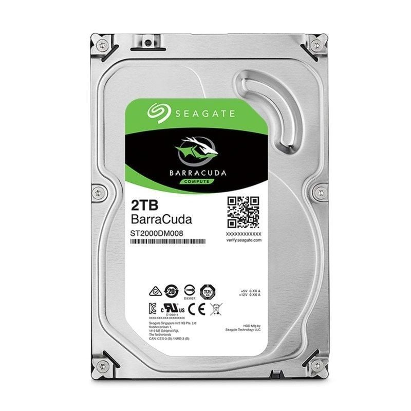 Disco Rígido Seagate Barracuda 2TB / 3,5" / SATA III / 256MB