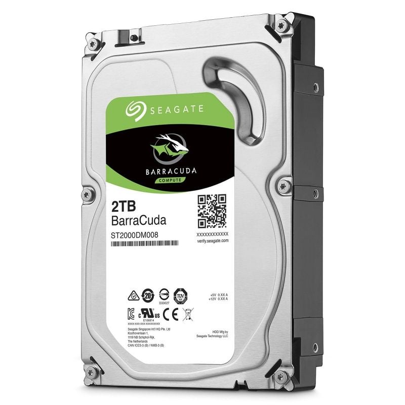 Disco Rígido Seagate Barracuda 2TB / 3,5" / SATA III / 256MB