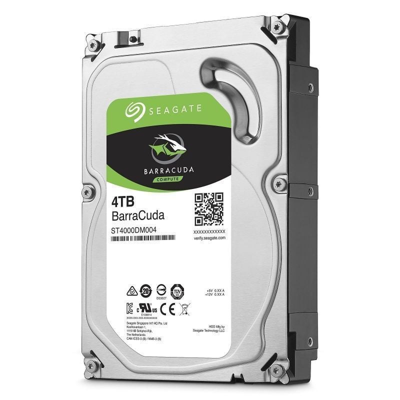 Disco Rígido Seagate Barracuda 4TB / 3,5" / SATA III / 256MB