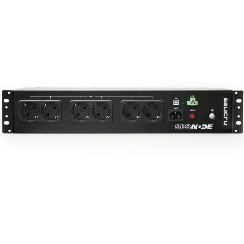 UPS Offline Salicru SPS 900 Node / 900VA / 8 Saídas / Formato 2U Rack
