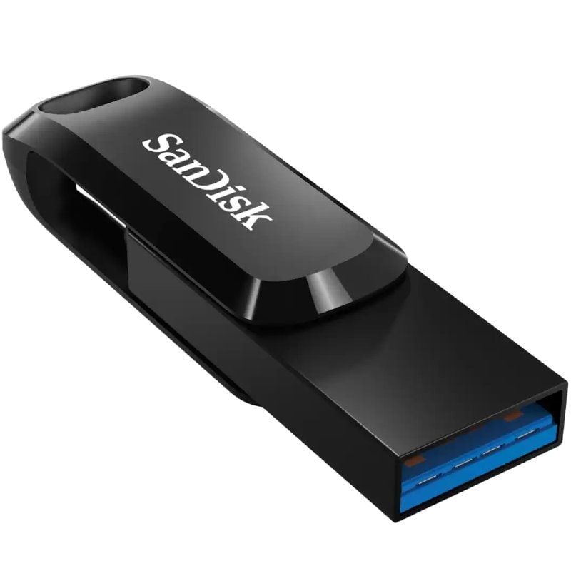 Unidade Flash Sandisk Ultra Dual Drive Go / USB 3.1 Type-c / USB 256GB de 256GB