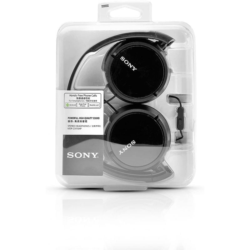 Sony MDRZX110APB Auscultadores / com Microfone / Jack 3.5 / Preto