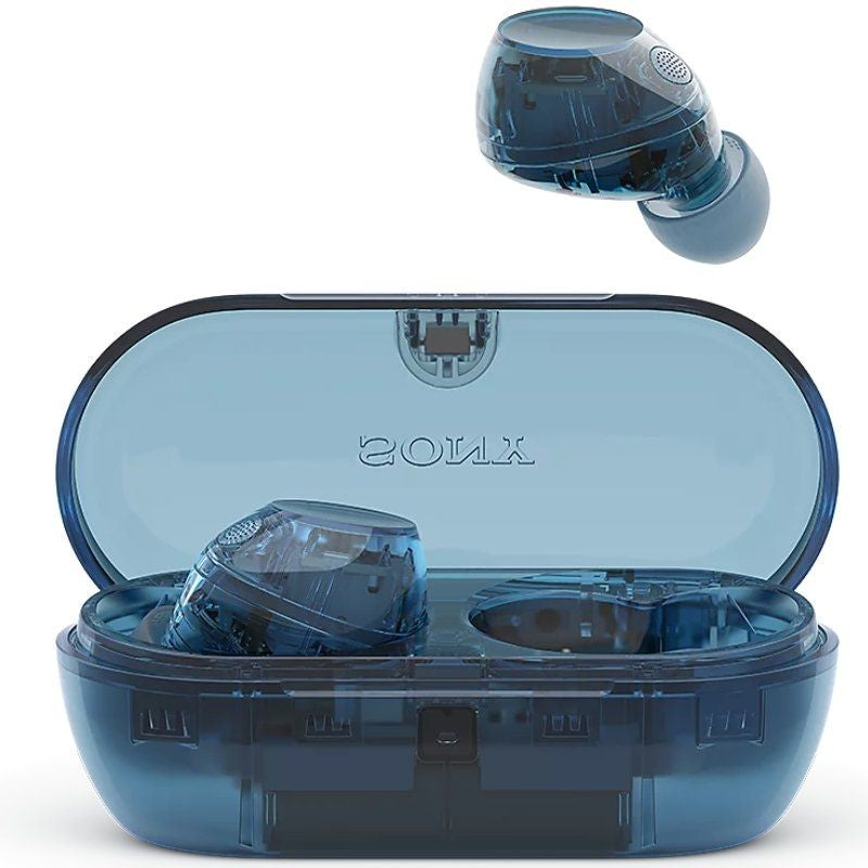 Auricular Bluetooth Sony Wf-c710n com Estojo de Carregamento / 12h de Duração da Bateria / Cristal…