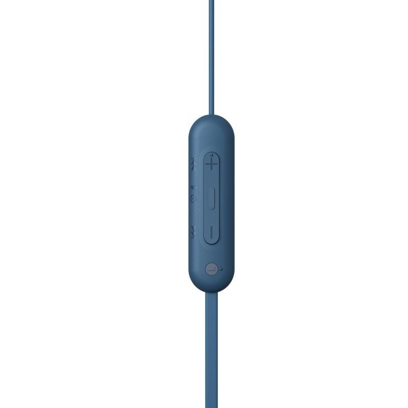 Auscultadores Intra-auriculares sem Fios Sony Wi-c100 / com Microfone / Bluetooth / Azul