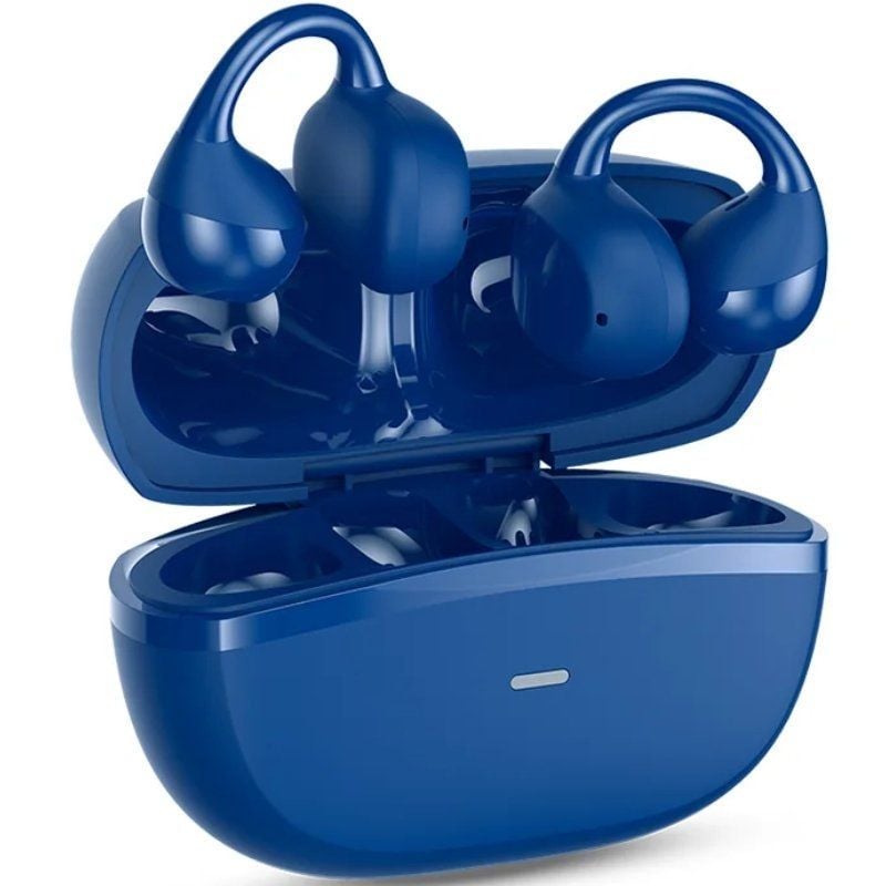 Auscultadores SPC Boost Clip Bluetooth com Estojo de Carregamento / Autonomia 6h / Azul