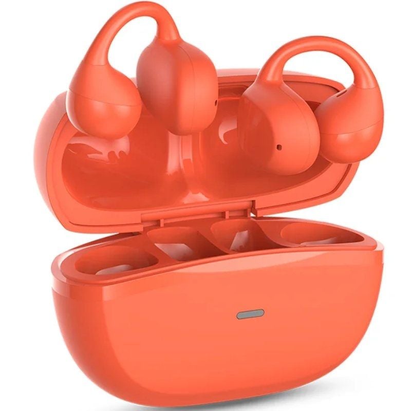 Auscultadores SPC Boost Clip Bluetooth com Estojo de Carregamento / Autonomia 6h / Vermelho