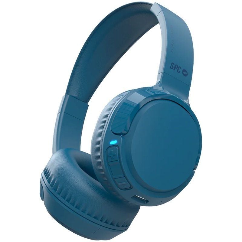 SPC Heron 2 Auscultadores sem Fios de Estúdio / com Microfone / Bluetooth / Azul