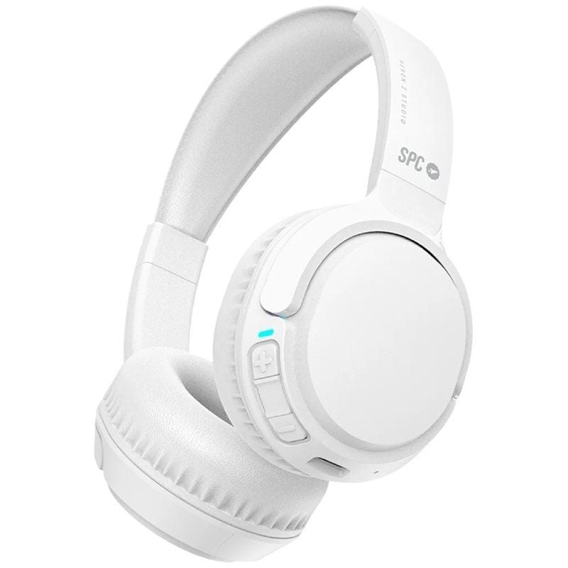 SPC Heron 2 Auscultadores sem Fios de Estúdio / com Microfone / Bluetooth / Branco