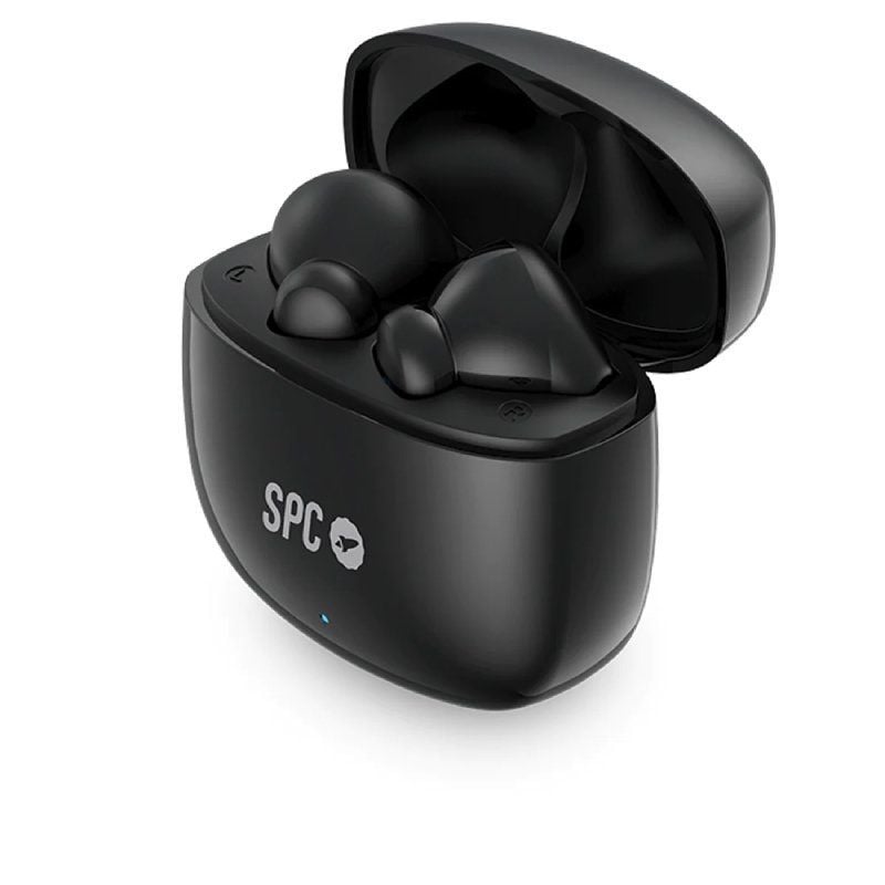SPC Zion 2 Play Auscultadores Bluetooth com Estojo de Carregamento / Autonomia 7h / Preto