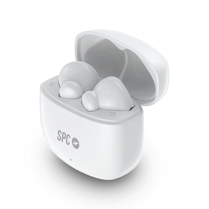 SPC Zion 2 Play Auscultadores Bluetooth com Estojo de Carregamento / Autonomia 7h / Branco