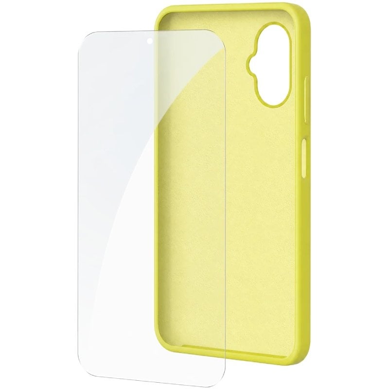 Capa de Silicone + Protetor de Ecrã de Vidro Temperado SPC Wuum One Protection Pack 4354Y / Compatí…