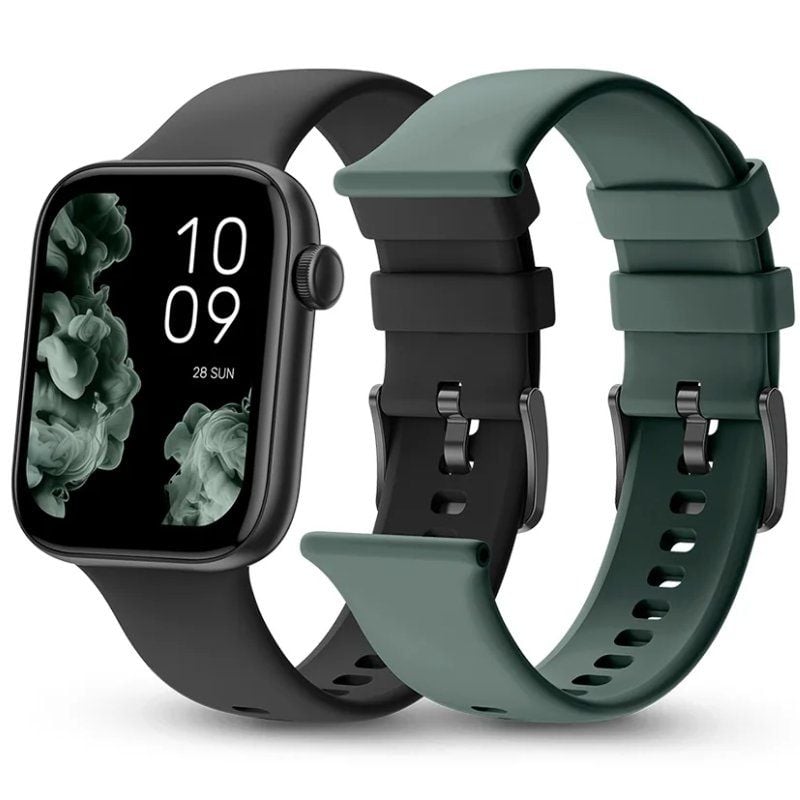 Smartwatch SPC Smartee Duo 2 9650N / Notificações / Ritmo Cardíaco / Preto / Inclui Bracelete Extra