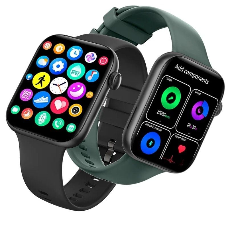 Smartwatch SPC Smartee Duo 2 9650N / Notificações / Ritmo Cardíaco / Preto / Inclui Bracelete Extra