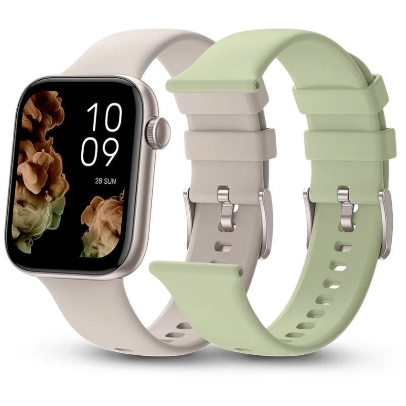 SPC Smartee Duo 2 9650B Smartwatch / Notificações / Ritmo Cardíaco / Branco / Inclui Bracelete Extra