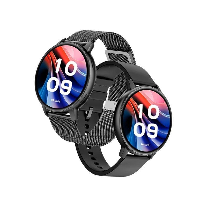 Smartwatch SPC Smartee Duo Classic 9652N / Notificações / Ritmo Cardíaco / Preto / Inclui Bracelete…