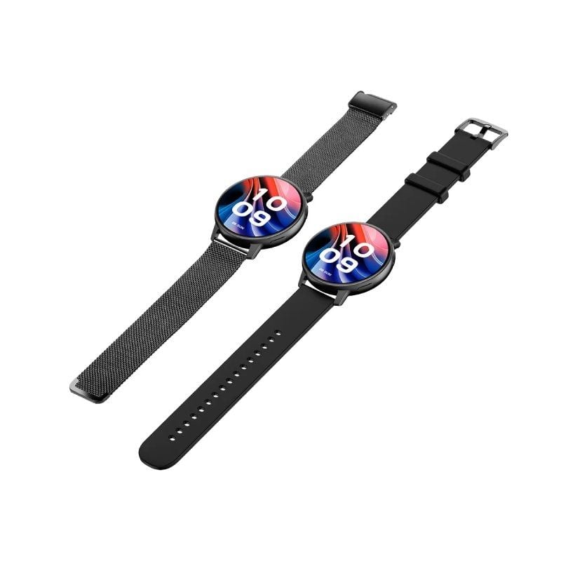Smartwatch SPC Smartee Duo Classic 9652N / Notificações / Ritmo Cardíaco / Preto / Inclui Bracelete…