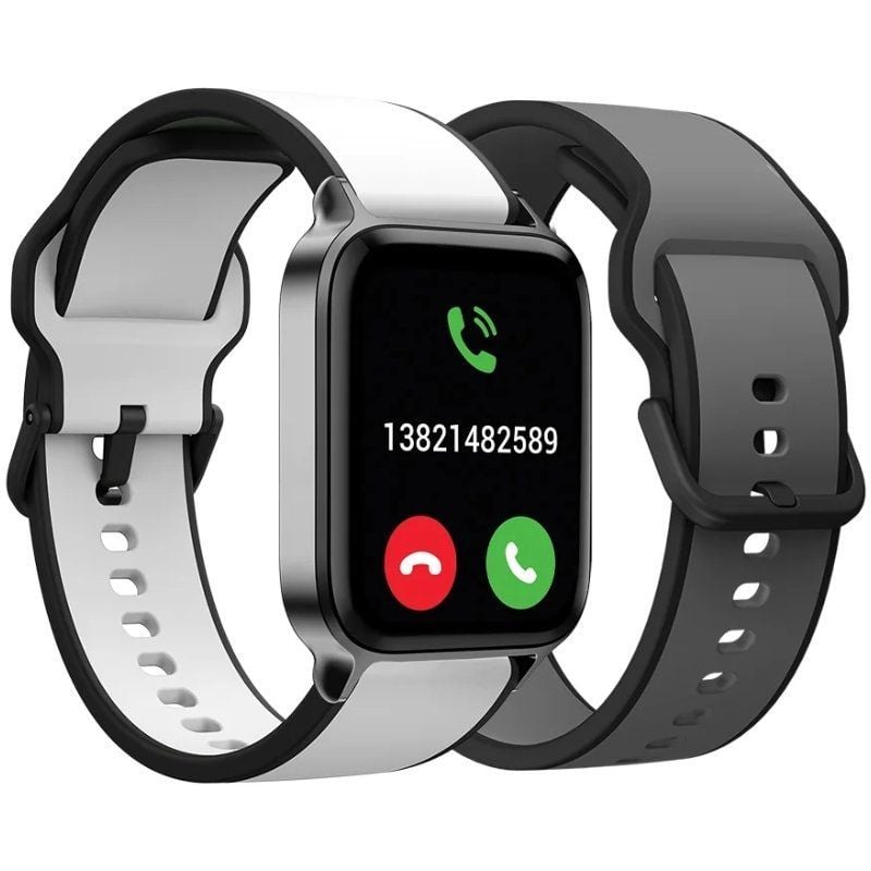 Smartwatch SPC Smartee Duo Pro 9653N / Notificações / Ritmo Cardíaco / GPS / Preto / Inclui Bracele…