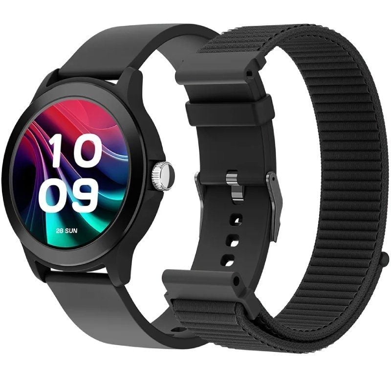 SPC Smartwatch Smartee Duo Vivo 2 9655N / Notificações / Ritmo Cardíaco / Preto / Inclui Bracelete…