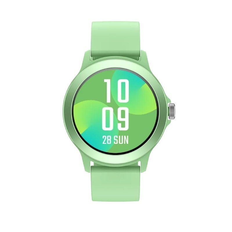 Smartwatch SPC Smartee Duo Vivo 9651R / Notificações / Ritmo Cardíaco / Verde Menta / Inclui Bracel…