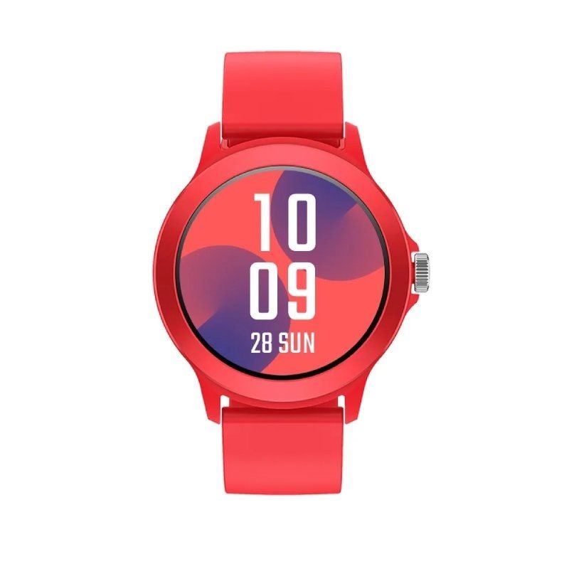 Smartwatch SPC Smartee Duo Vivo 9651R / Notificações / Ritmo Cardíaco / Vermelho / Inclui Bracelete…