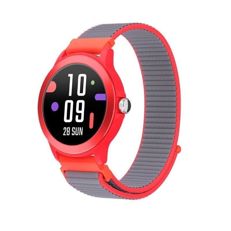 Smartwatch SPC Smartee Duo Vivo 9651R / Notificações / Ritmo Cardíaco / Vermelho / Inclui Bracelete…