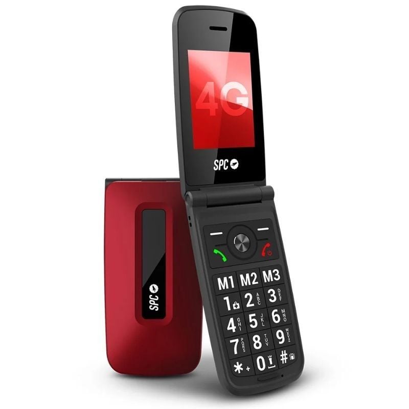 SPC Titan 2 Telemóvel para Seniores / 4G / Vermelho