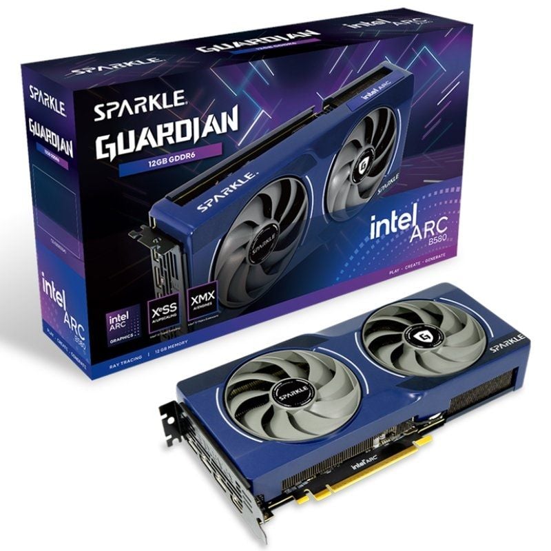 Placa Gráfica Intel Arc B580 Guardian / 12GB GDDR6 Sparkle