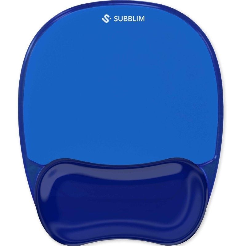 Subblim Ergonomic Mousepad Ergonomic Ergo Glass Flex Mousepad / Azul Escuro