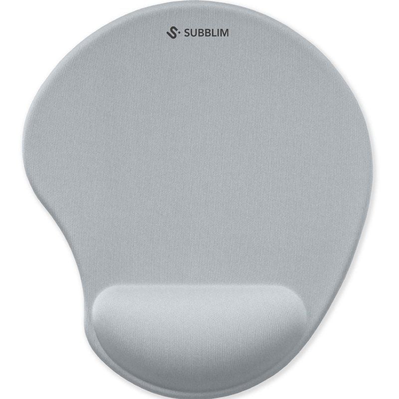 Subblim Ergonomic Ergo Neogel Mousepad Tapete de Rato Ergonómico / Prata