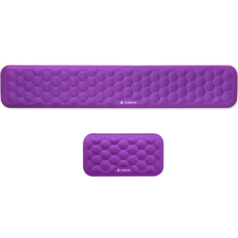 Conjunto de 2 Apoios de Pulso Subblim Ergo Airpadding / Roxo