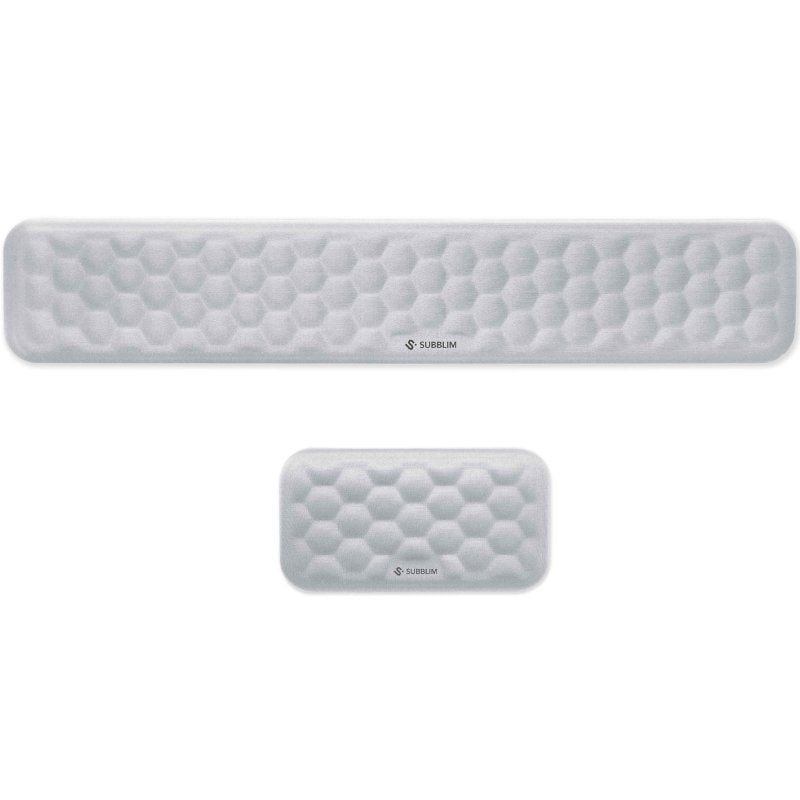 Conjunto de 2 Apoios de Pulso Subblim Ergo Airpadding / Silver