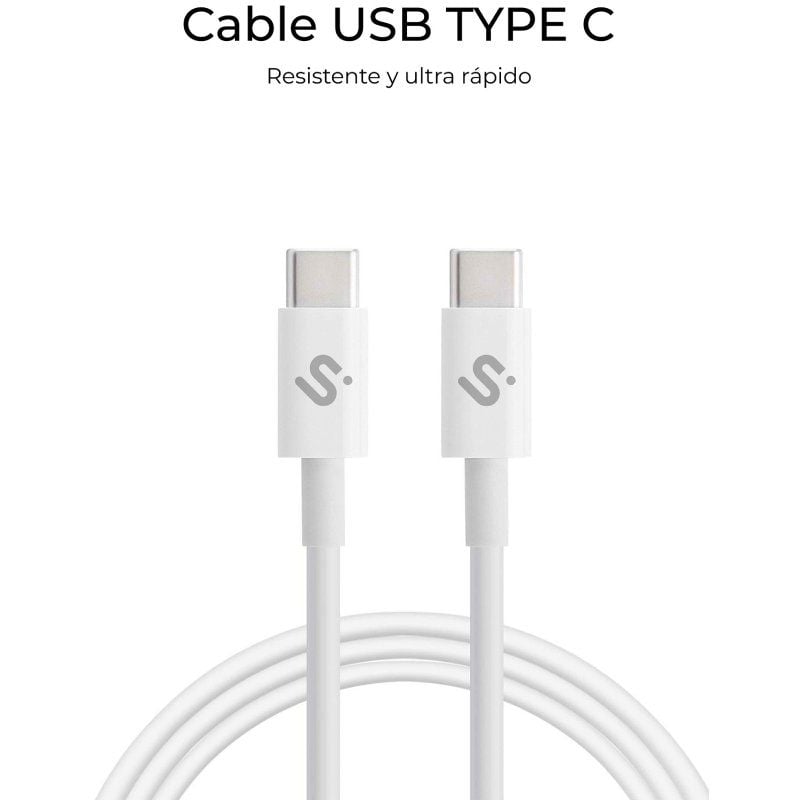 Cabo USB 2.0 Sublimador USB 2.0 Tipo C Plus / Macho USB Tipo C - Macho USB Tipo C / Até 100W / 480m…
