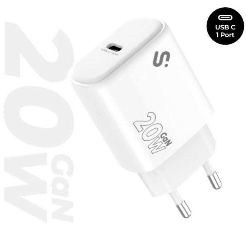 Carregador de Parede Gan Subblim 20W Carregador USB C / 1xusb Type-c / 20W