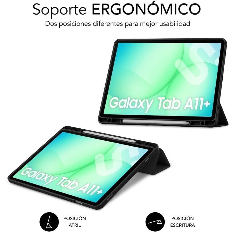 Capa Anti-choque Subblim Clear Shock Case para Samsung A11+ / Preto