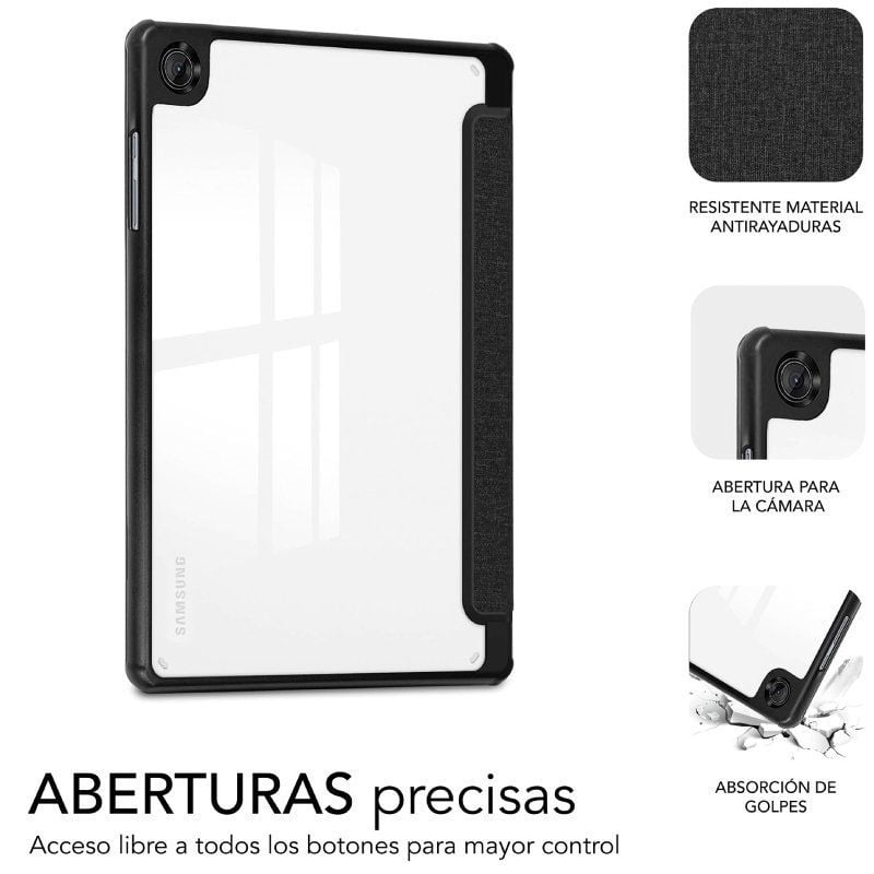 Capa Anti-choque Subblim Clear Shock Case para Samsung A11+ / Preto