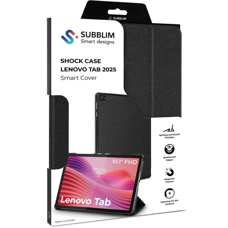 Capa Subblim Shock Case Lenovo Tab 2025 10,1" / Preto