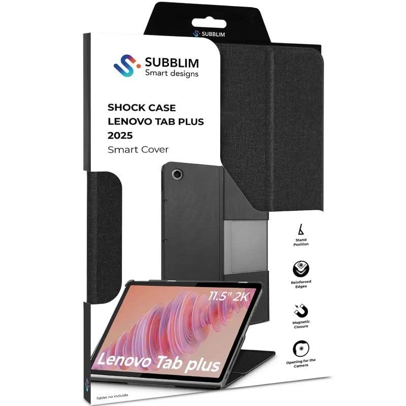 Capa Anti-choque Subblim Lenovo Tab Plus 2025 11,5" / Preto