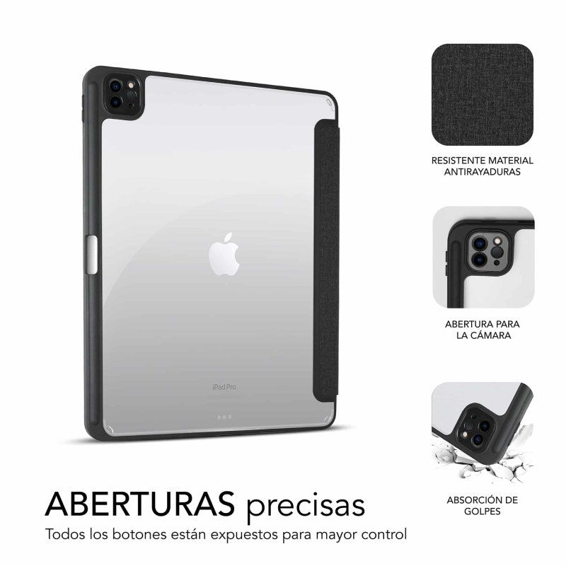 Capa Anti-choque Subblim Clear Shock Case para Ipad Pro 11" Tablet 2020-2022 / Preto
