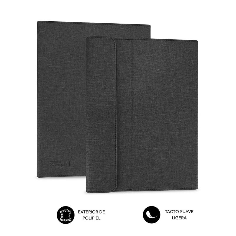 Estojo de Suporte Subblim Clever para Tablets de 9"-10,1" / Preto
