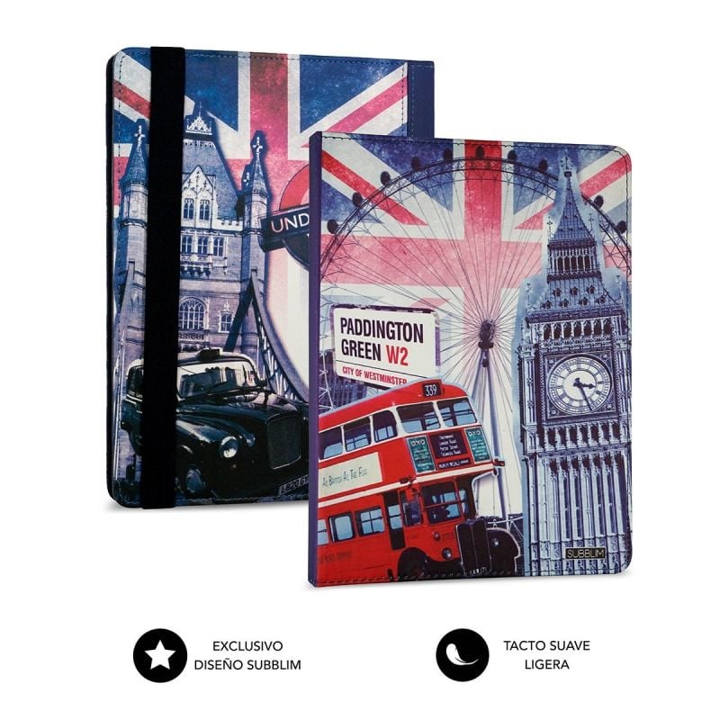 Subblim Keytab Pro USB England Keyboard Keyboard Case para Tablets de 10,1"-11"