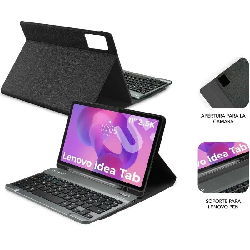 Capa para Teclado Subblim Keytab Pro BT Lenovo Idea Tab 11" 2025 / Preto