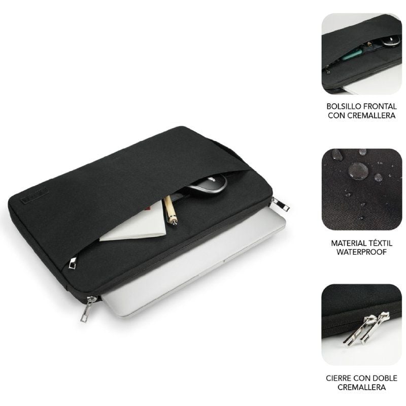 Bolsa para Computador Portátil Subblim Urban para Computadores Portáteis Até 14" / Preto